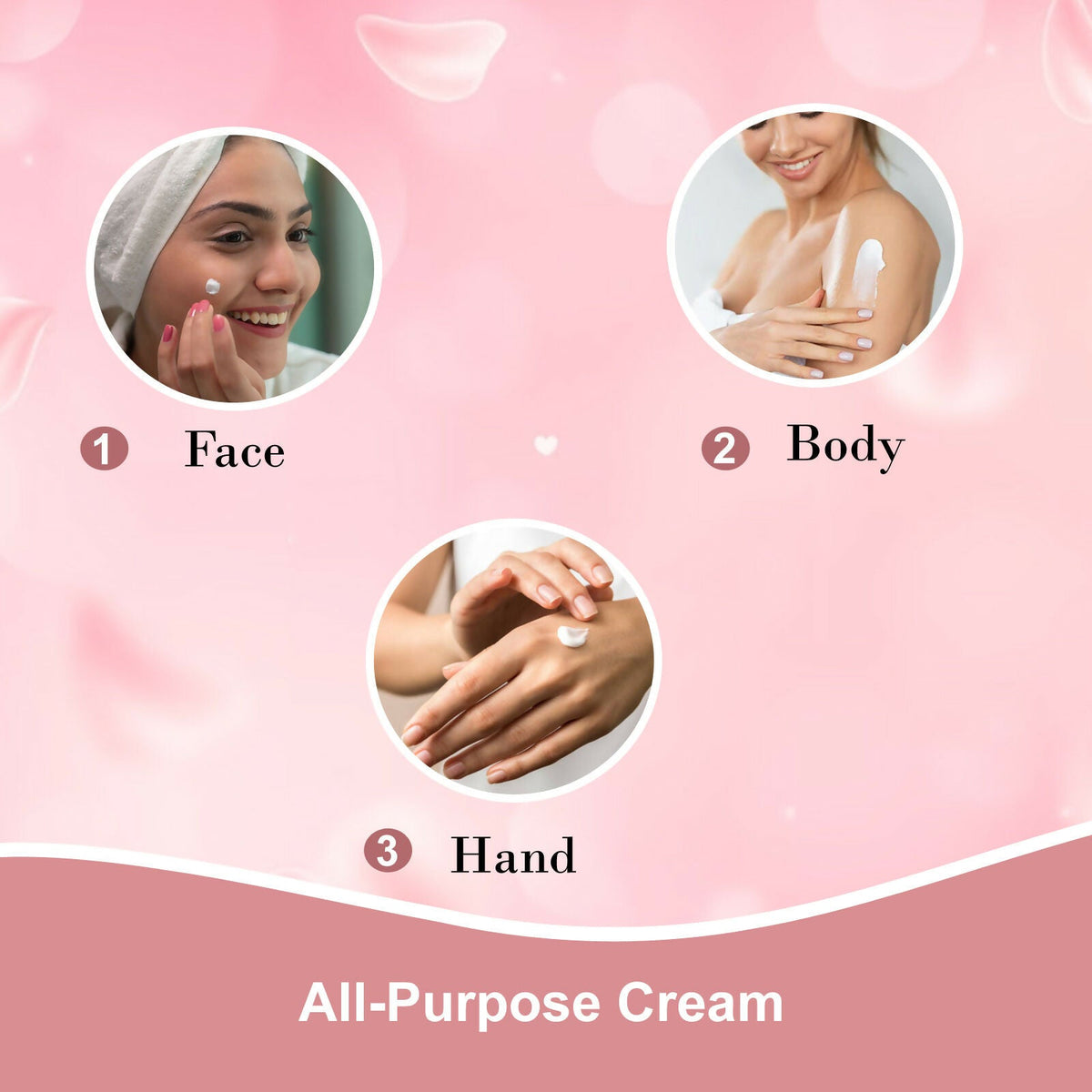 Globus Naturals Cold Cream with Goodness of Rose & Oatmeal For Glowing and Hydrated Skin, All Skin Types