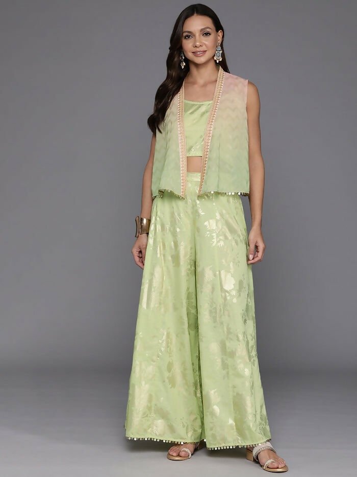 Ahalyaa Women's Traditional Wear Co-ods - Green