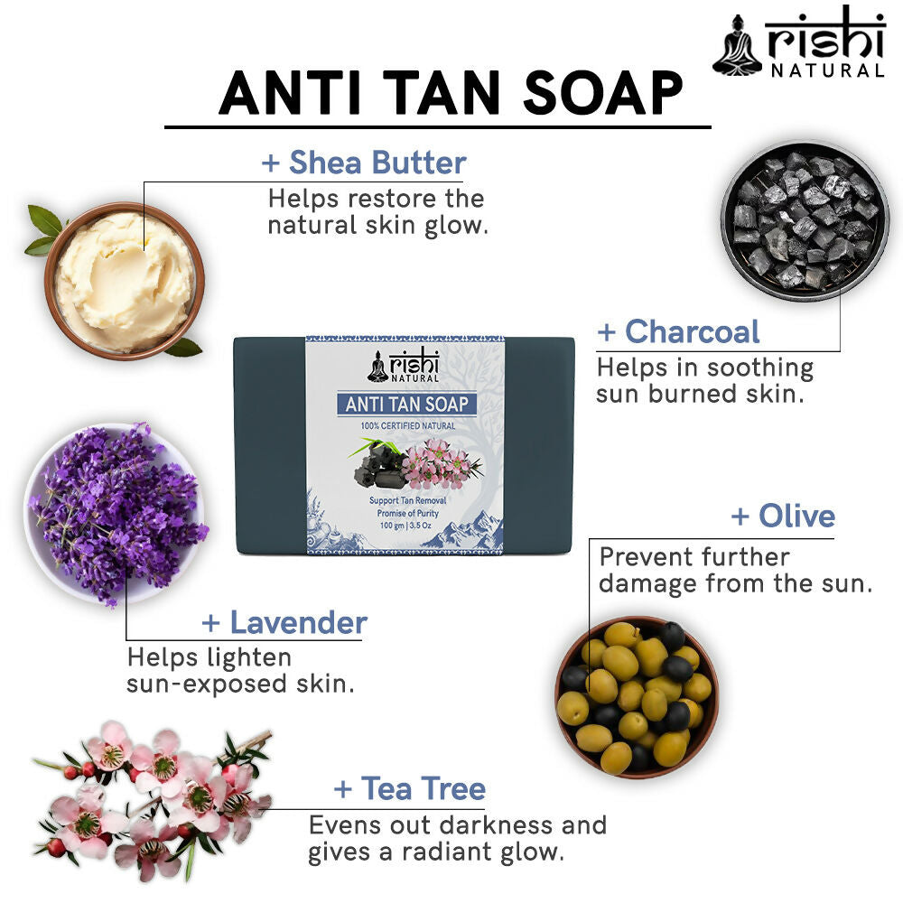 Rishi Natural Anti Tan Soap