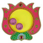 Kundan HandiKrafts Mdf Lotus Pooja Thalis - Pink
