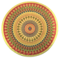 Stickerbazaar Micro Golden Embossing Rangoli Stickers