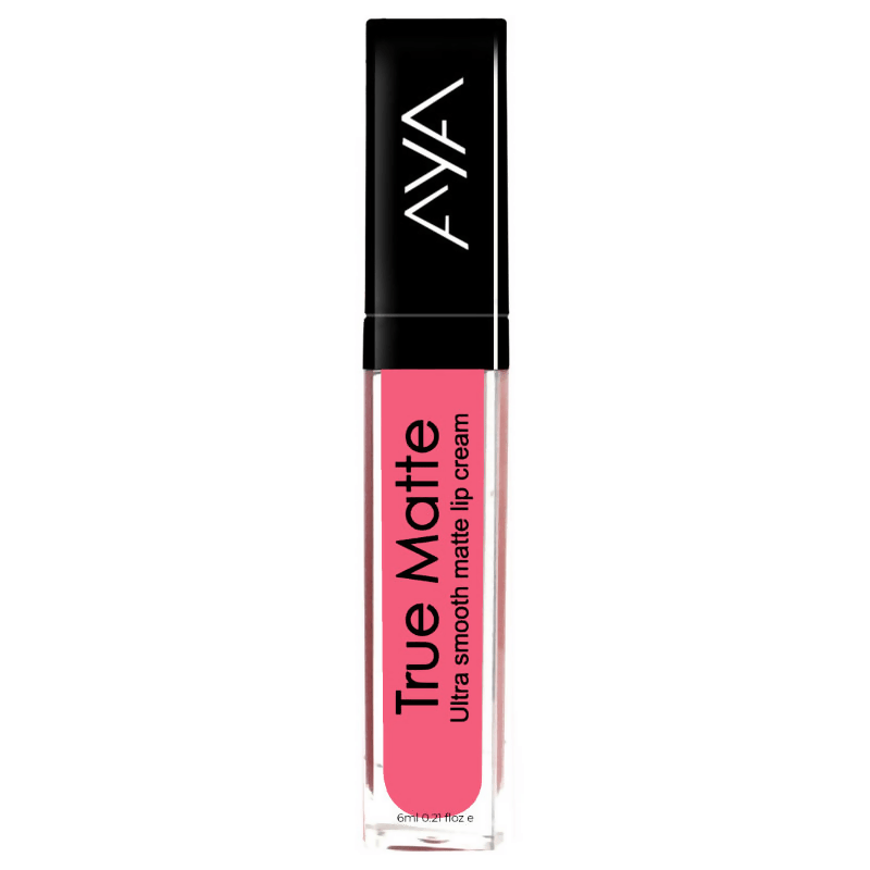 AYA True Matte Liquid Lipstick, Ultra Smooth Matte Lip Cream - 05 Pink