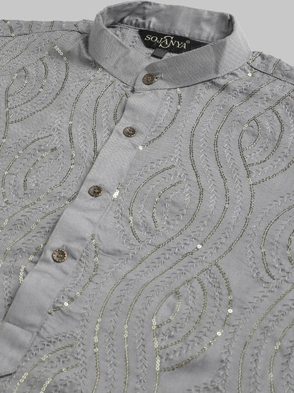 Sojanya Regular Pure Cotton Kurta With Churidar