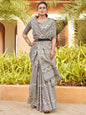 Saree Mall Striped Art Silk Taant Sarees