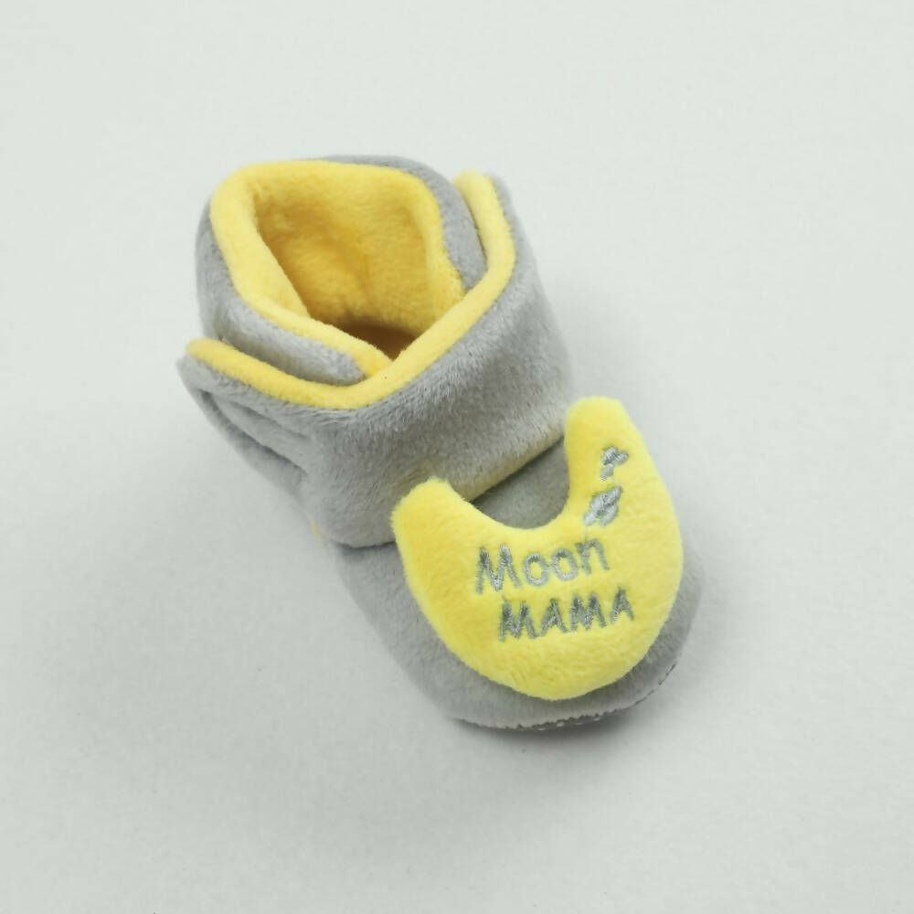 Tiny Bugs For Boys & Girls Baby Winter Booties - Grey