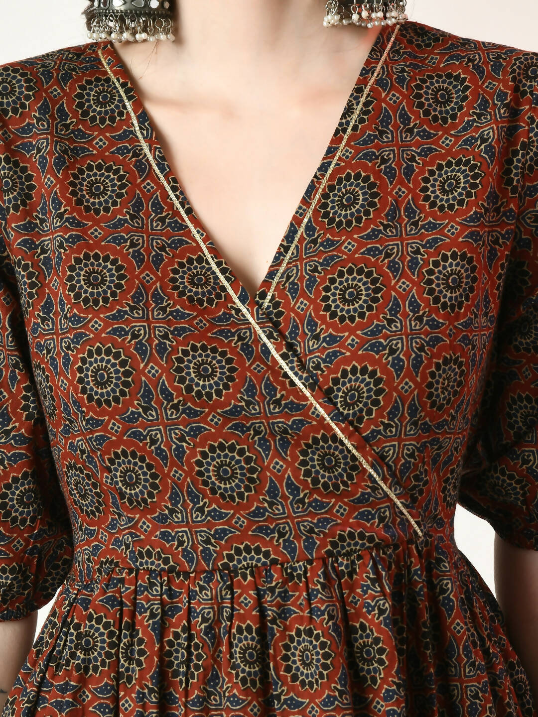 Myshka Women's Multi Empire Printed Dress