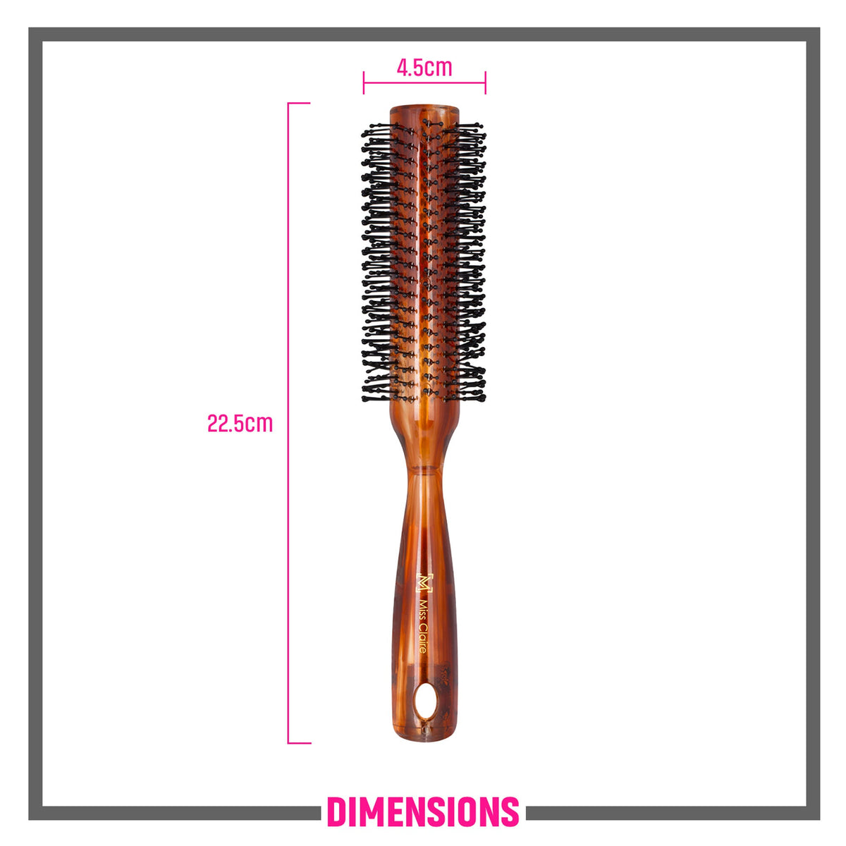 Miss Claire R6747Tt Round Hair Brush