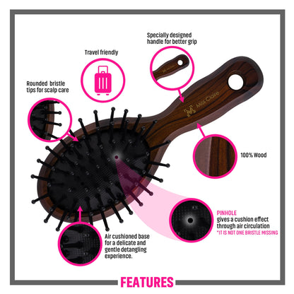 Miss Claire P79105F Paddle Hair Brush - Small
