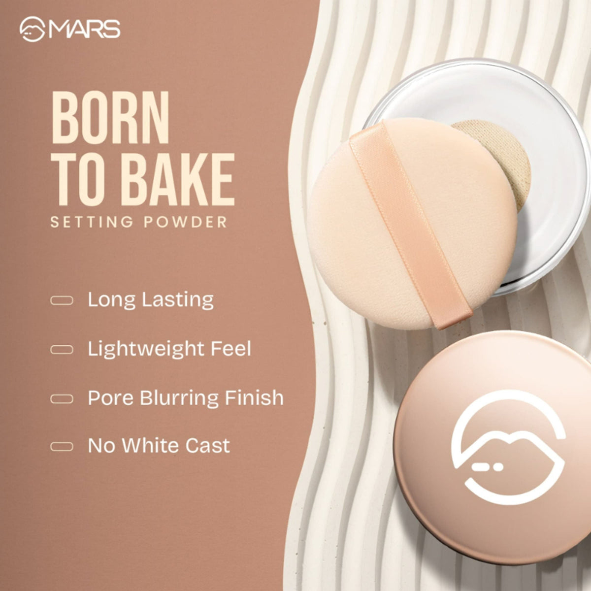 MARS Cosmetics Born To Bake Setting Loose Powder - Honey Glaze