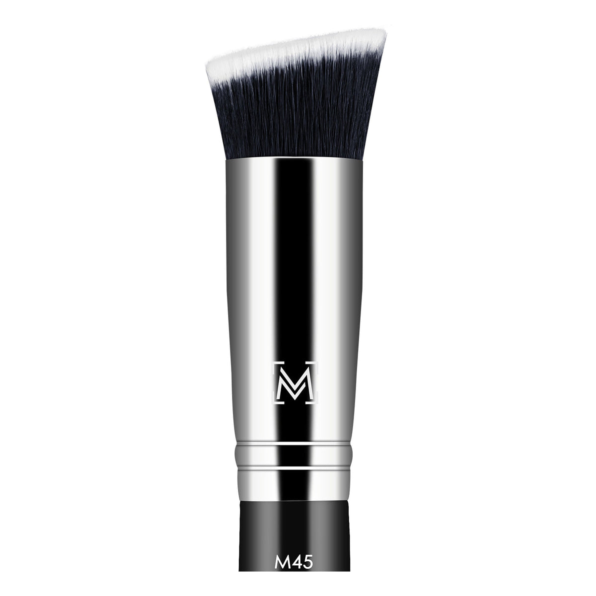 Miss Claire M45 - Angled Blending Brush - Chrome