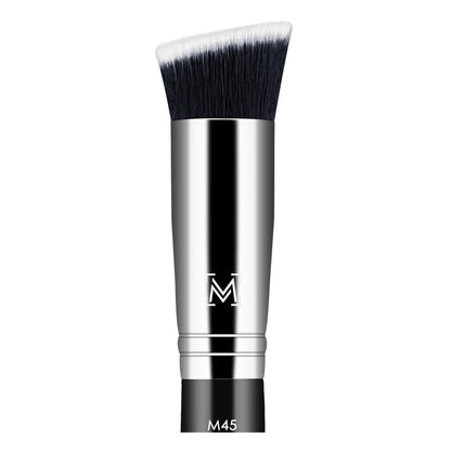 Miss Claire M45 - Angled Blending Brush - Chrome