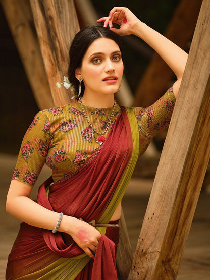 Saree Mall Ombre Beads and Stones Sarees