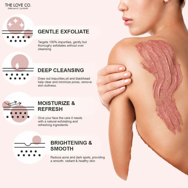 The Love Co. Kick Start Arabica Coffee Body Scrub