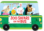 Dreamland Zoo Safari on the Bus- A Shaped Board book with Wheels : Children Picture Board Book