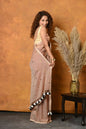Very Much Indian Pure Mul Cotton Handloom Saree - Khakhi