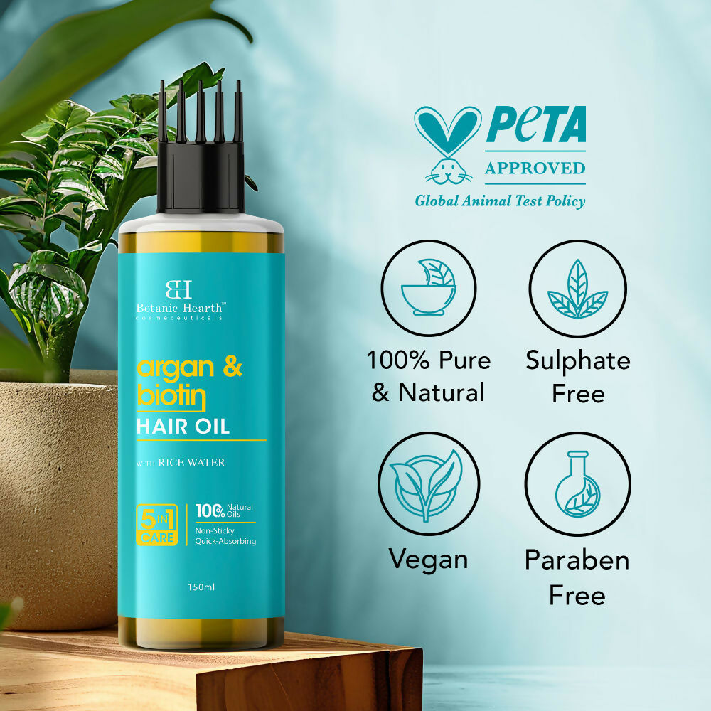 Botanic Hearth Argan & Biotin Hair Oil