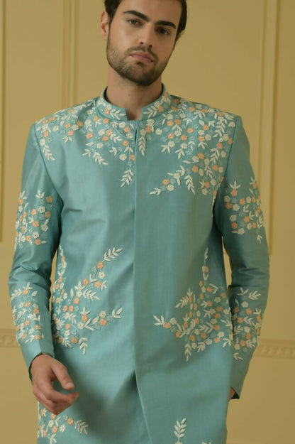 The Refined Timeless Sherwani by Hilo Design