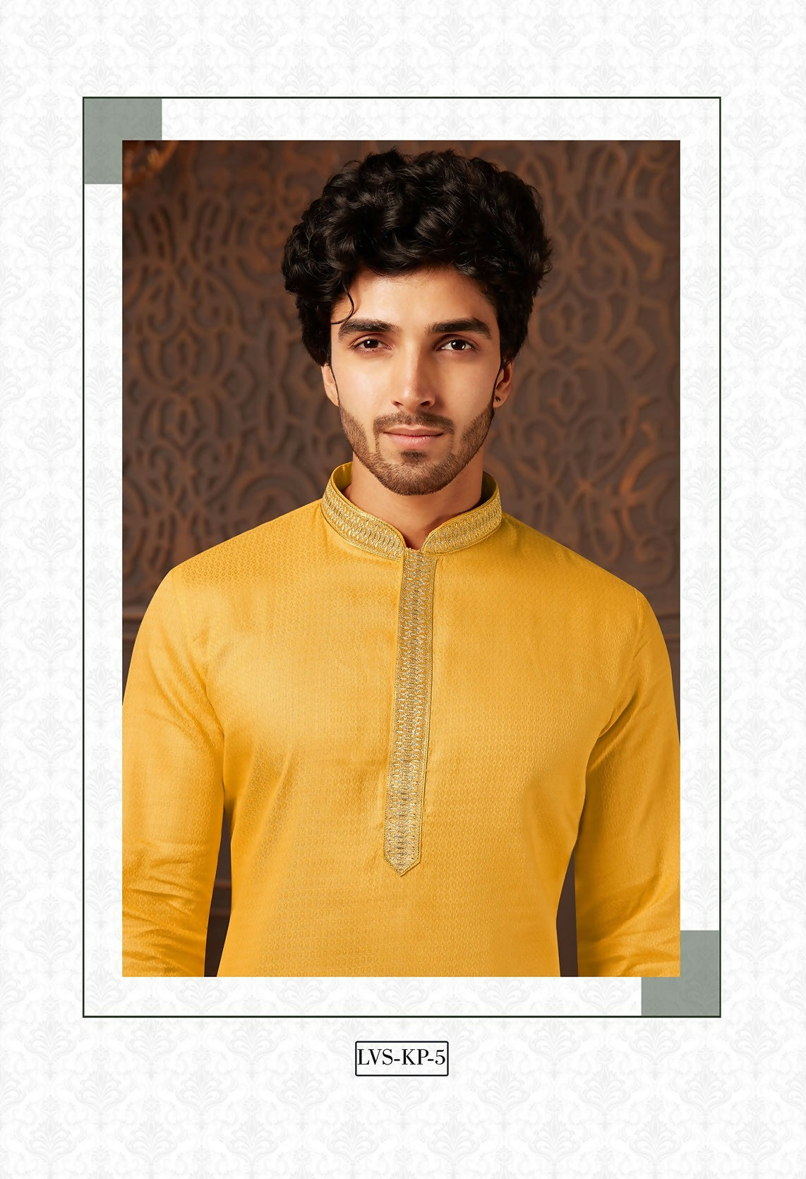 Joban Fashion Musturd Cotton Kurta Pyjama