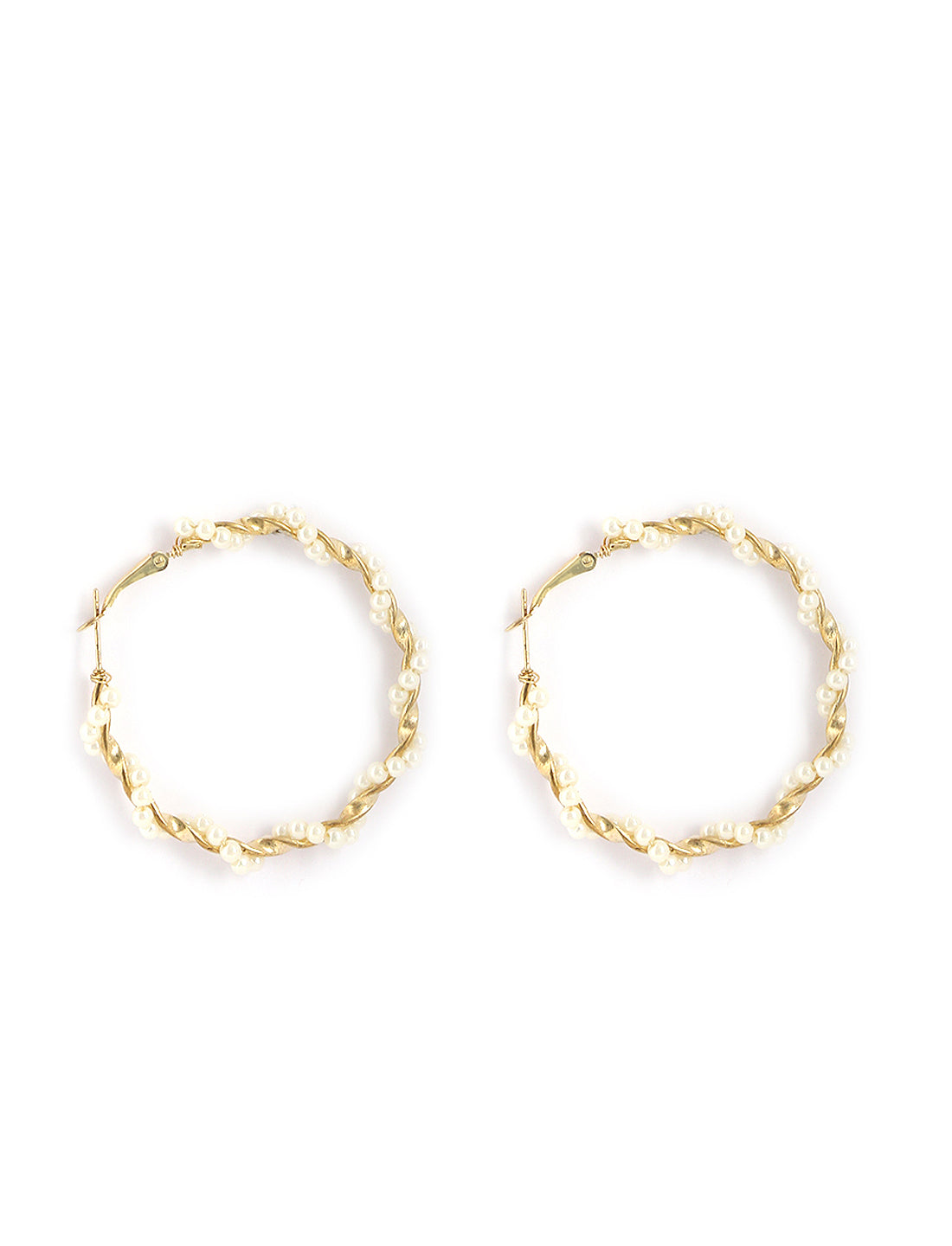 Gold-Polished Alloy Set Of 6 Designer Earrings - The Pari