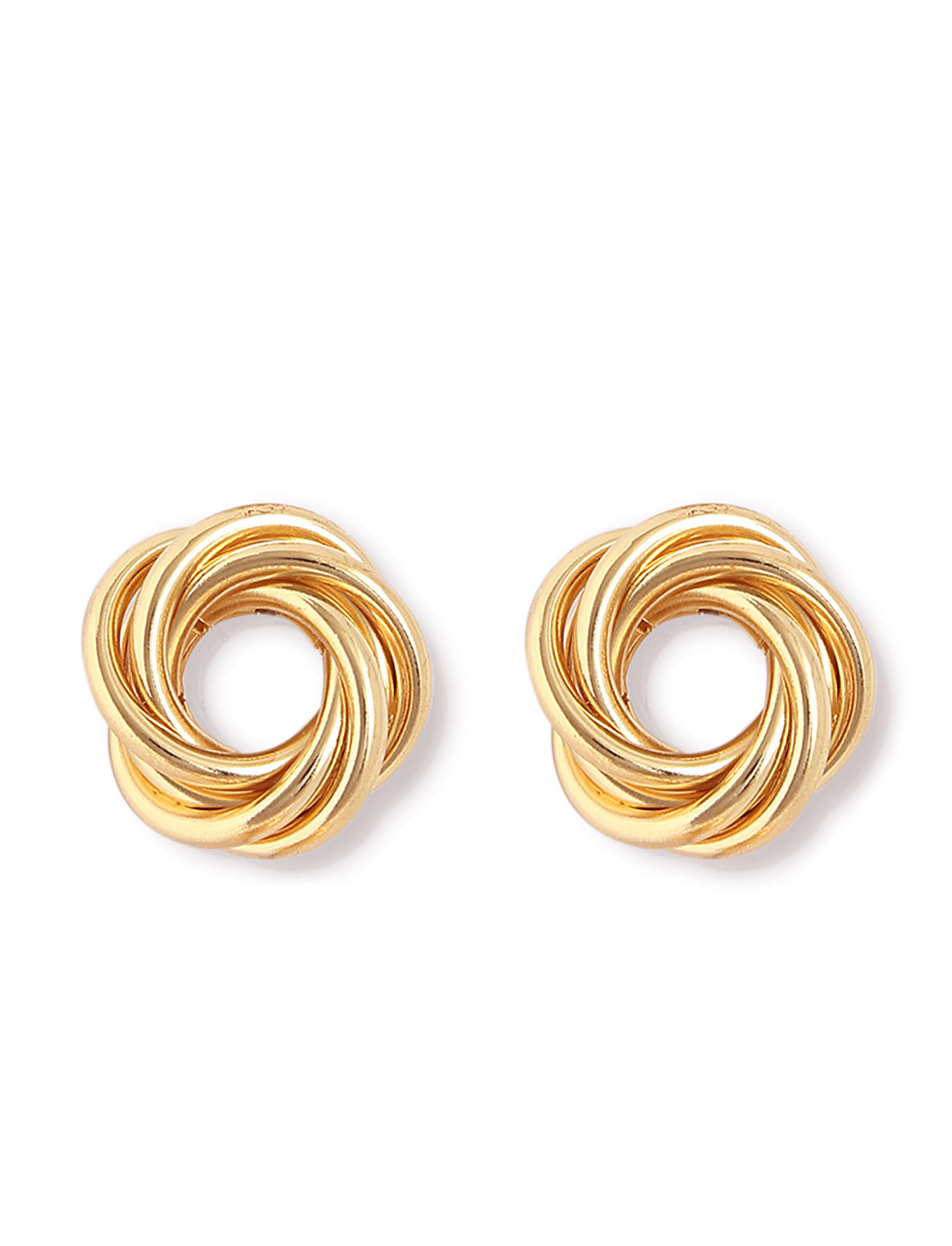 Gold-Polished Alloy Set Of 6 Designer Earrings - The Pari