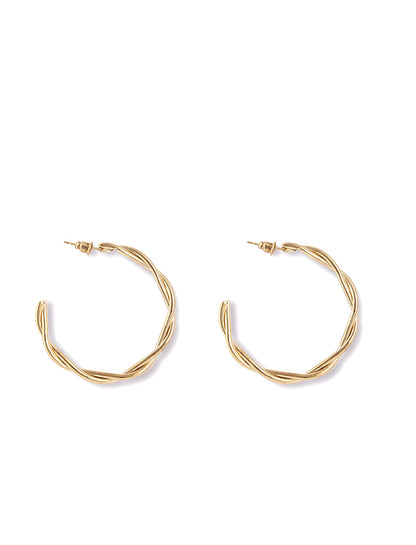 Gold-Polished Alloy Set Of 6 Designer Earrings - The Pari
