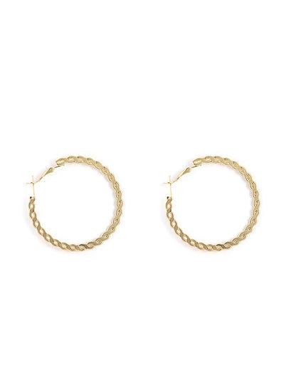 Gold-Polished Alloy Set Of 6 Designer Earrings - The Pari