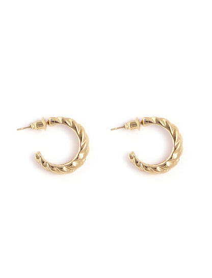 Gold-Polished Alloy Set Of 6 Designer Earrings - The Pari