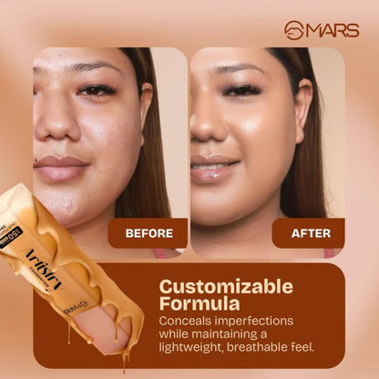 MARS Cosmetics Artistry Liquid Foundation - 02-Soft Beige