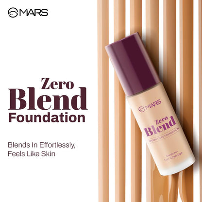 MARS Cosmetics SPF30 PA+++ Zero Blend Weightless Foundation - 01 Whipped Cream