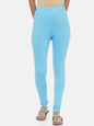 Souchii Blue Solid Churidar-Length Leggings