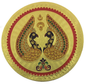 Stickerbazaar Micro Golden Embossing Rangoli Stickers