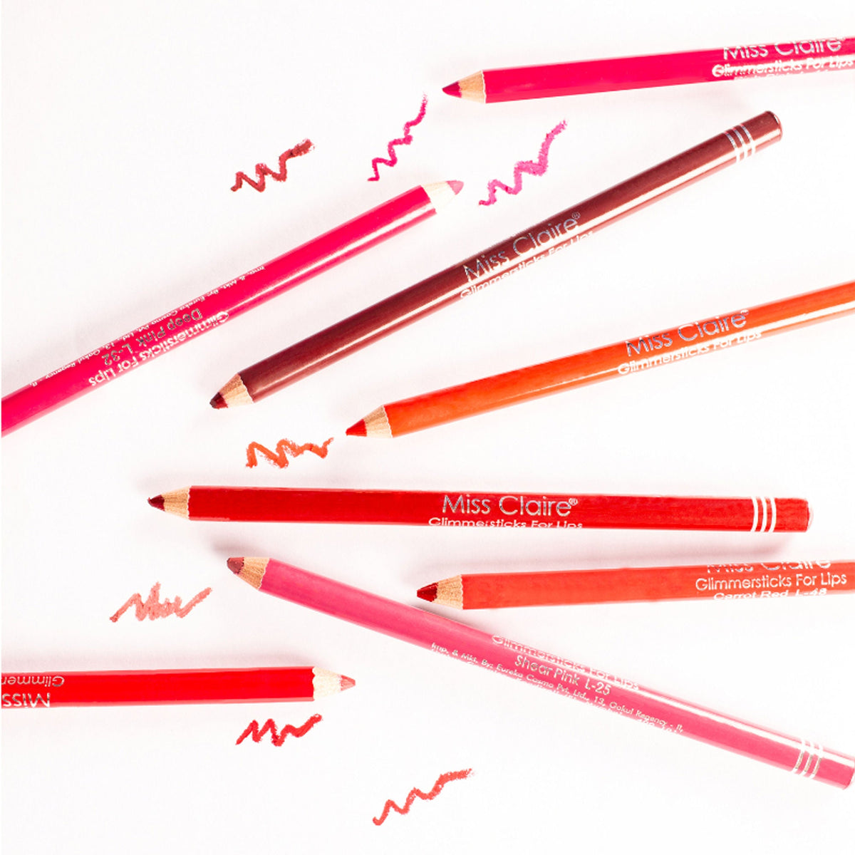 Miss Claire Glimmersticks For Lips - Chocolate L-17