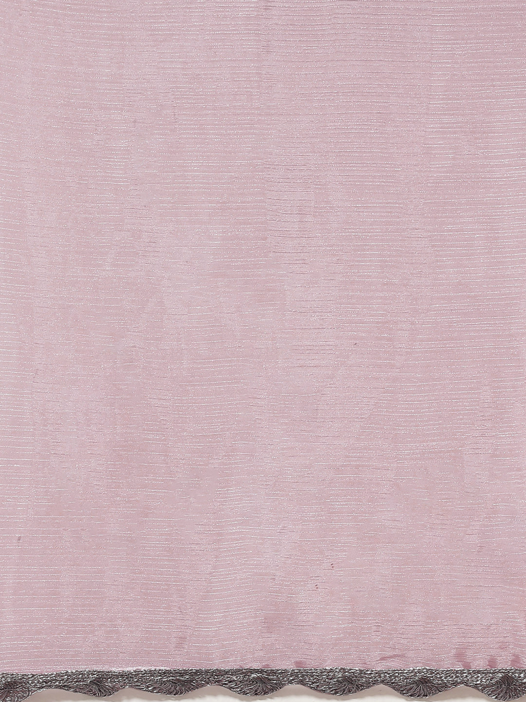 Tikhi Imli Pink Solid Embellished Border Saree