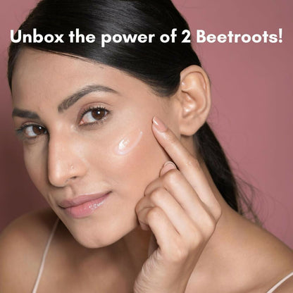 The Skin Diet Company Beetroot Moisturiser Lightweight, Non-Greasy - Dry/Oily Skin + Hyaluronic Acid