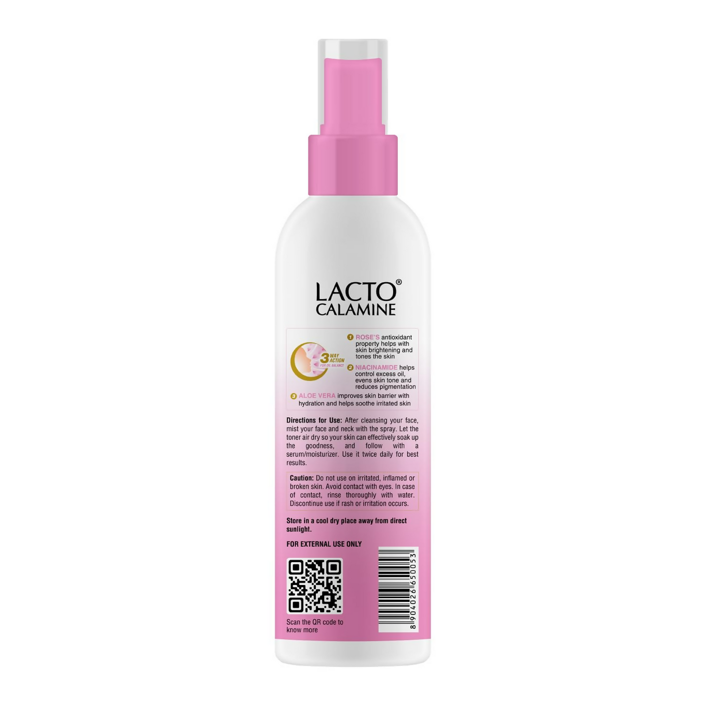 Lacto Calamine Rose Water Toner