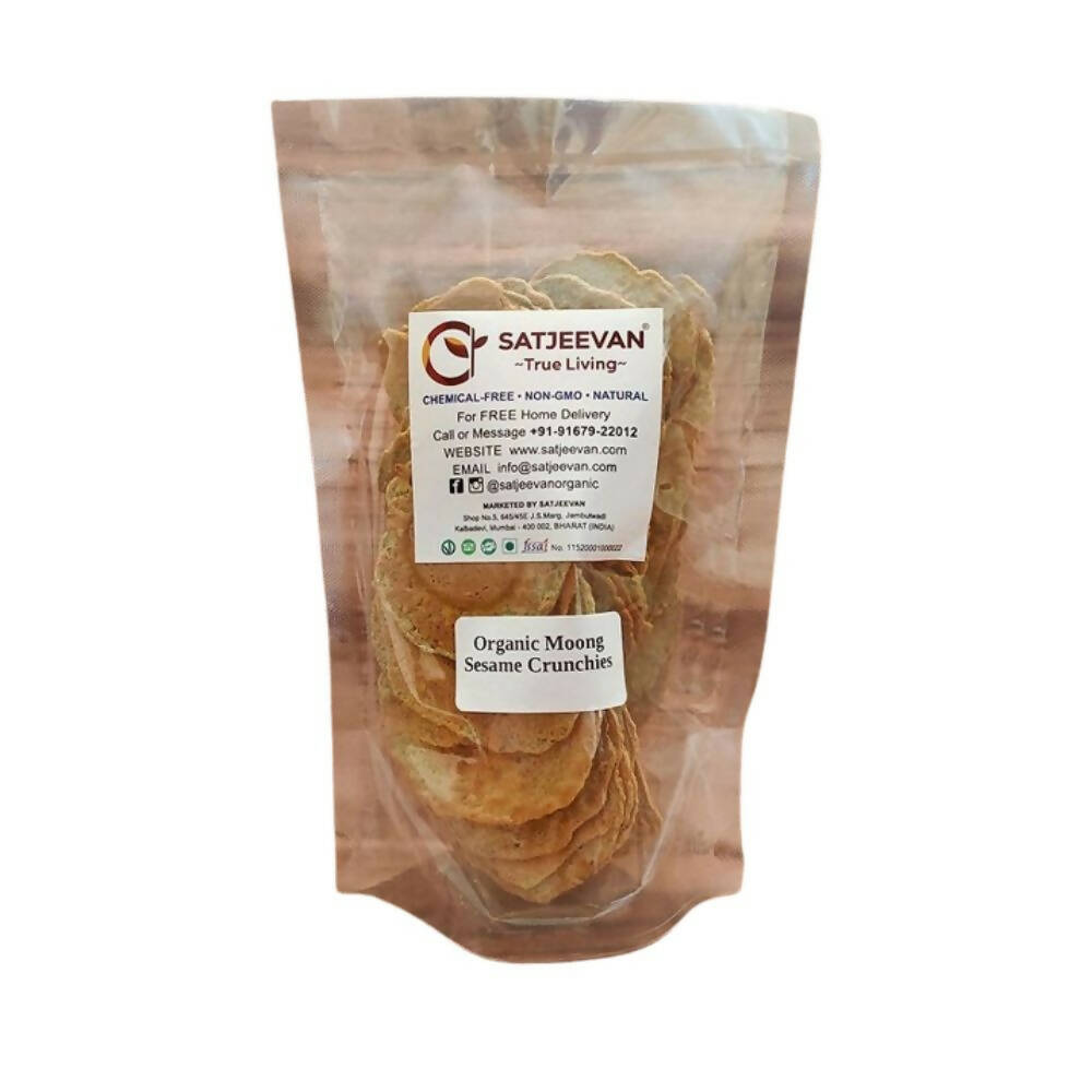 Satjeevan Organic Moong Sesame Crunchies