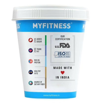 Myfitness Unsweetened Natural Peanut Butter Smooth