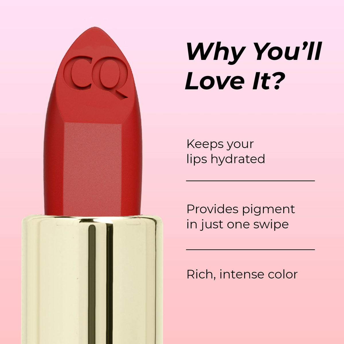 Colors Queen Lippie Stick Matte Lipstick - Red Aurora