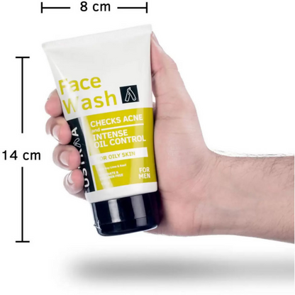 Ustraa Face Wash - Oily Skin (Checks Acne & Intense Oil Control)