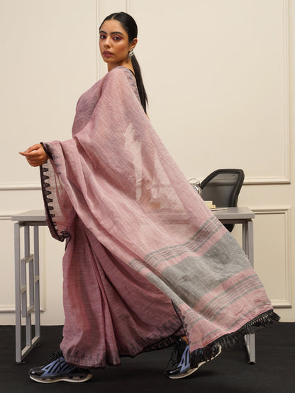 Tikhi Imli Woven Design Cotton Saree