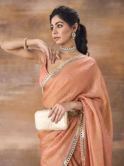 kasee Sequinned Organza Saree