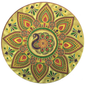 Stickerbazaar Micro Golden Embossing Rangoli Stickers
