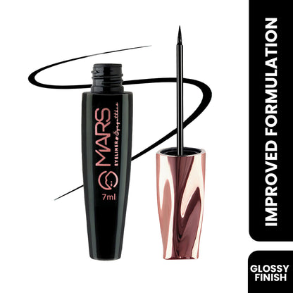 MARS Cosmetics Glossy Liquid Eyeliner - Black