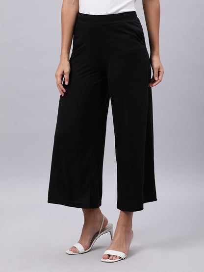 Souchii Black Liva Palazzos