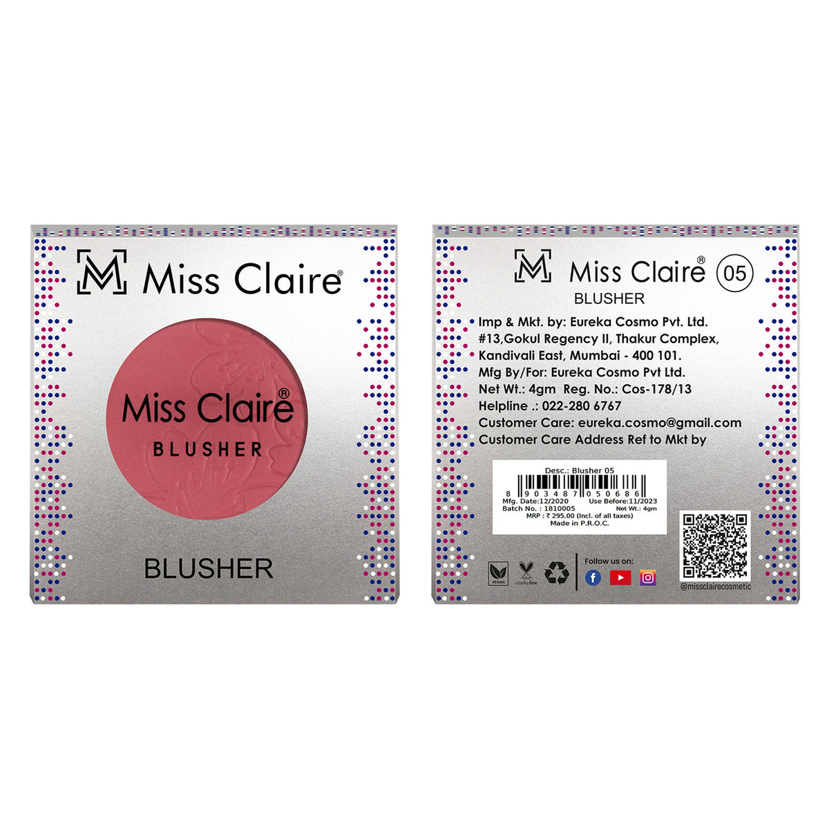 Miss Claire Round Blusher - 5
