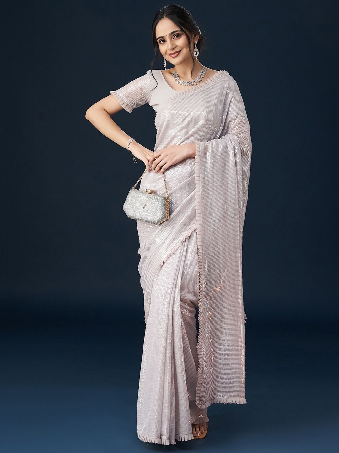 kasee Sequinned Embellished Saree