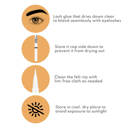 Miss Claire Lashglue Liner - White Transparent