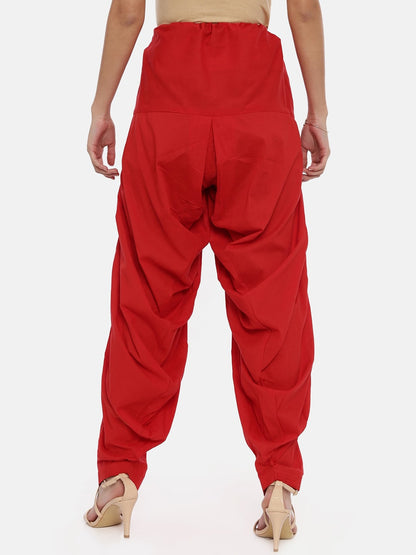 Souchii Red Solid Patiala