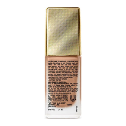 Lakme 9 To 5 Hya Matte Foundation + Hyaluronic Acid - Neutral Honey