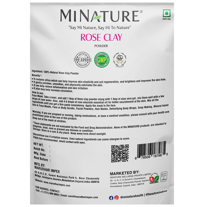Minature Rose Clay Powder
